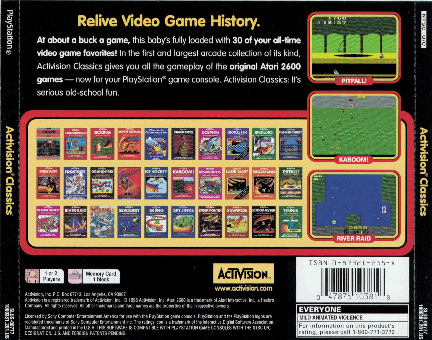Classic games collection. Activision Classics ps1. Обложка ps1 Activision Classic. A collection of Activision Classic games for the Atari 2600 PLAYSTATION 1. Activision Atari.