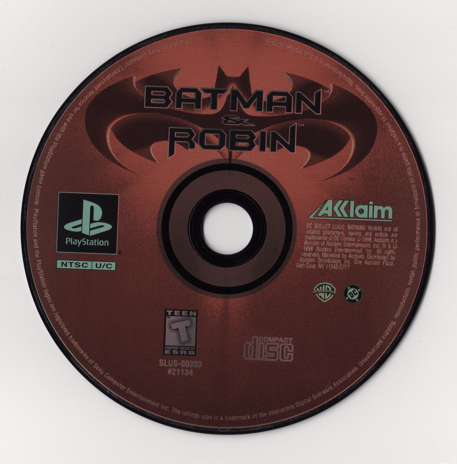 BATMAN & ROBIN (NTSC-U) - DISC