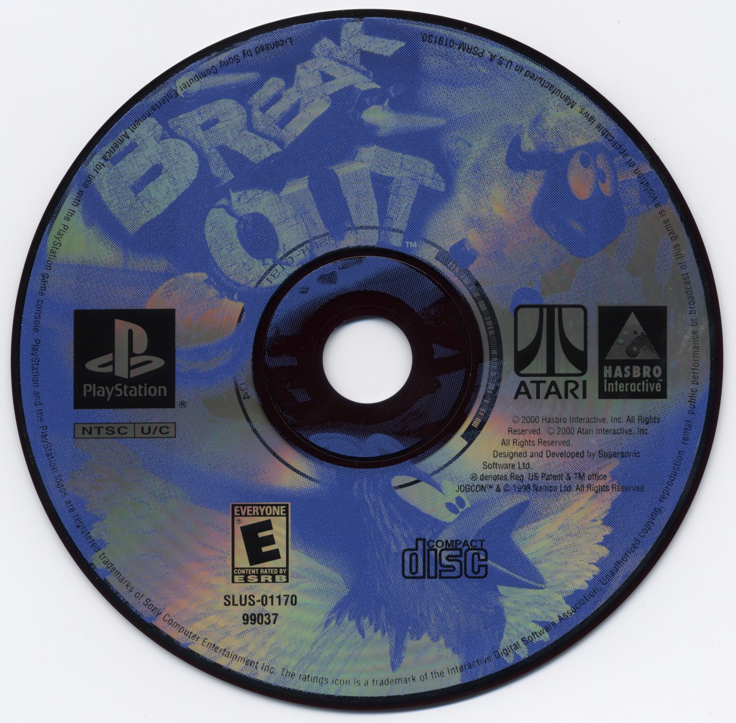 Breakout PSX cover