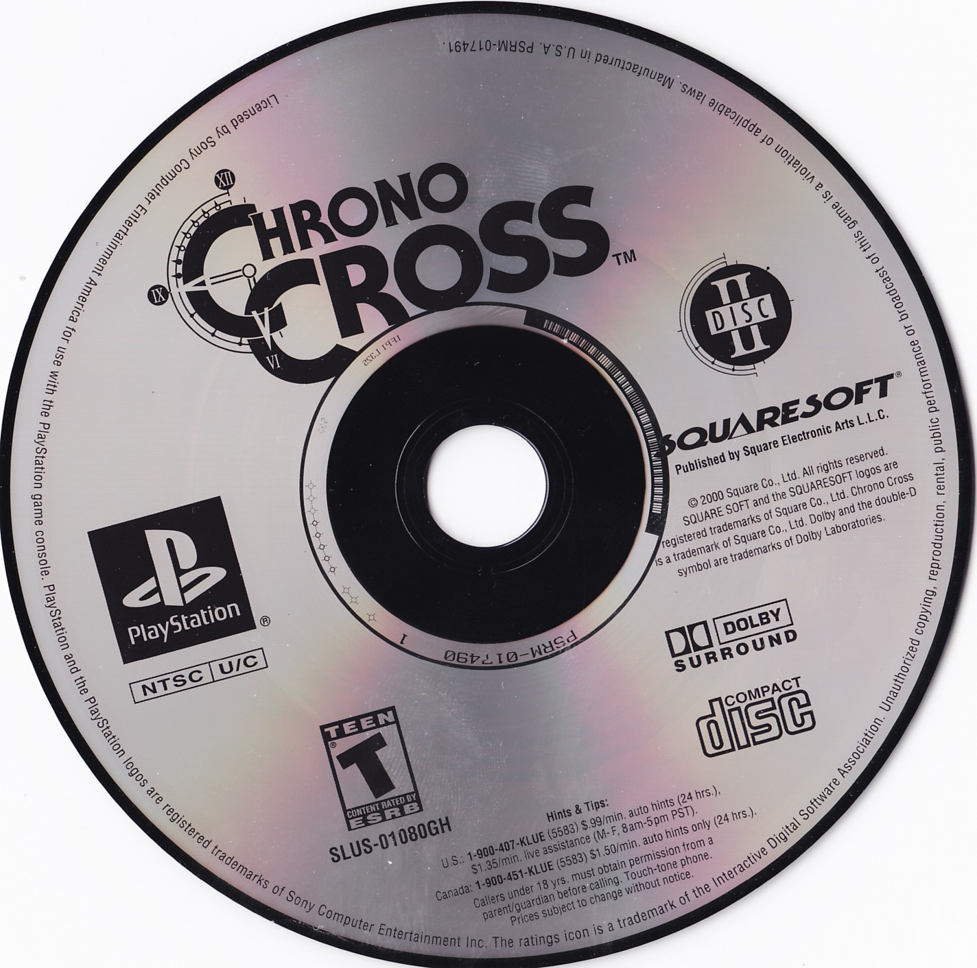 Chrono Cross PSX cover