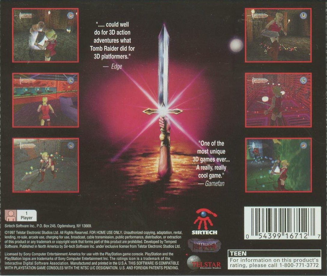 Excalibur 2555 AD PSX cover