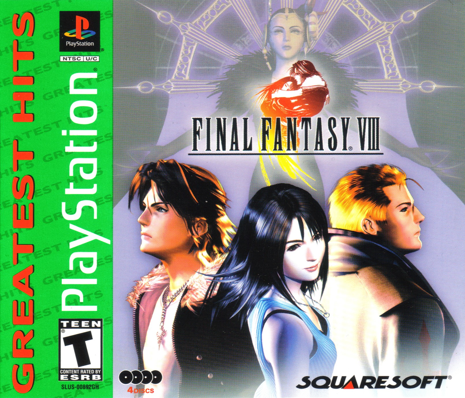 Final Fantasy VIII PSX cover