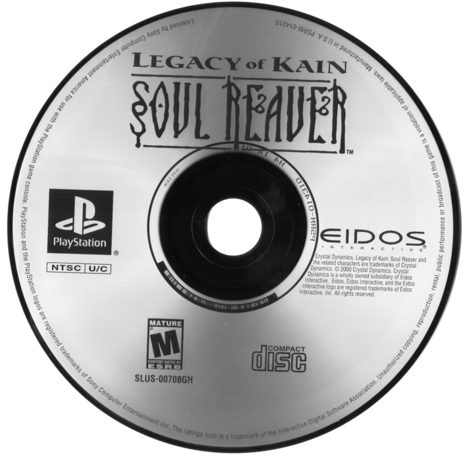 Legacy of Kain - Soul Reaver PSX cover