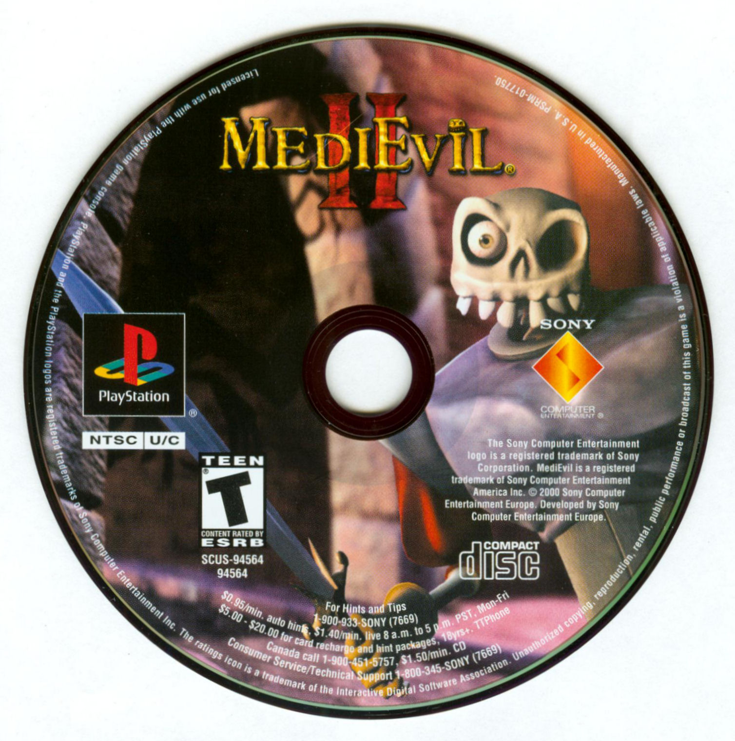 Medievil II PSX cover