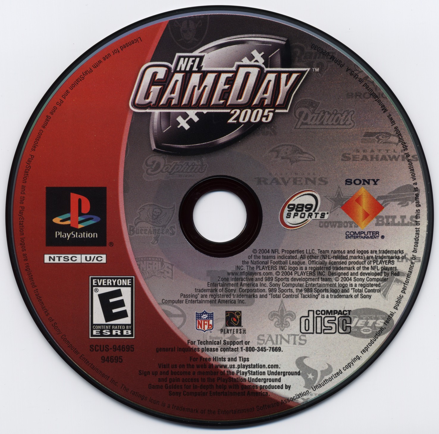 nfl gameday 2005 ps1