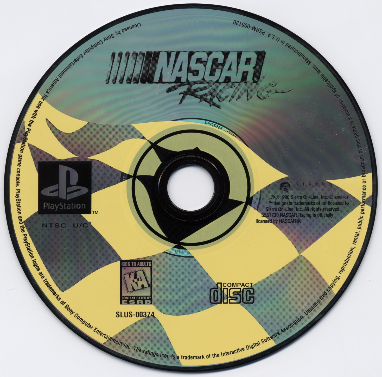 Nascar Racing PSX cover