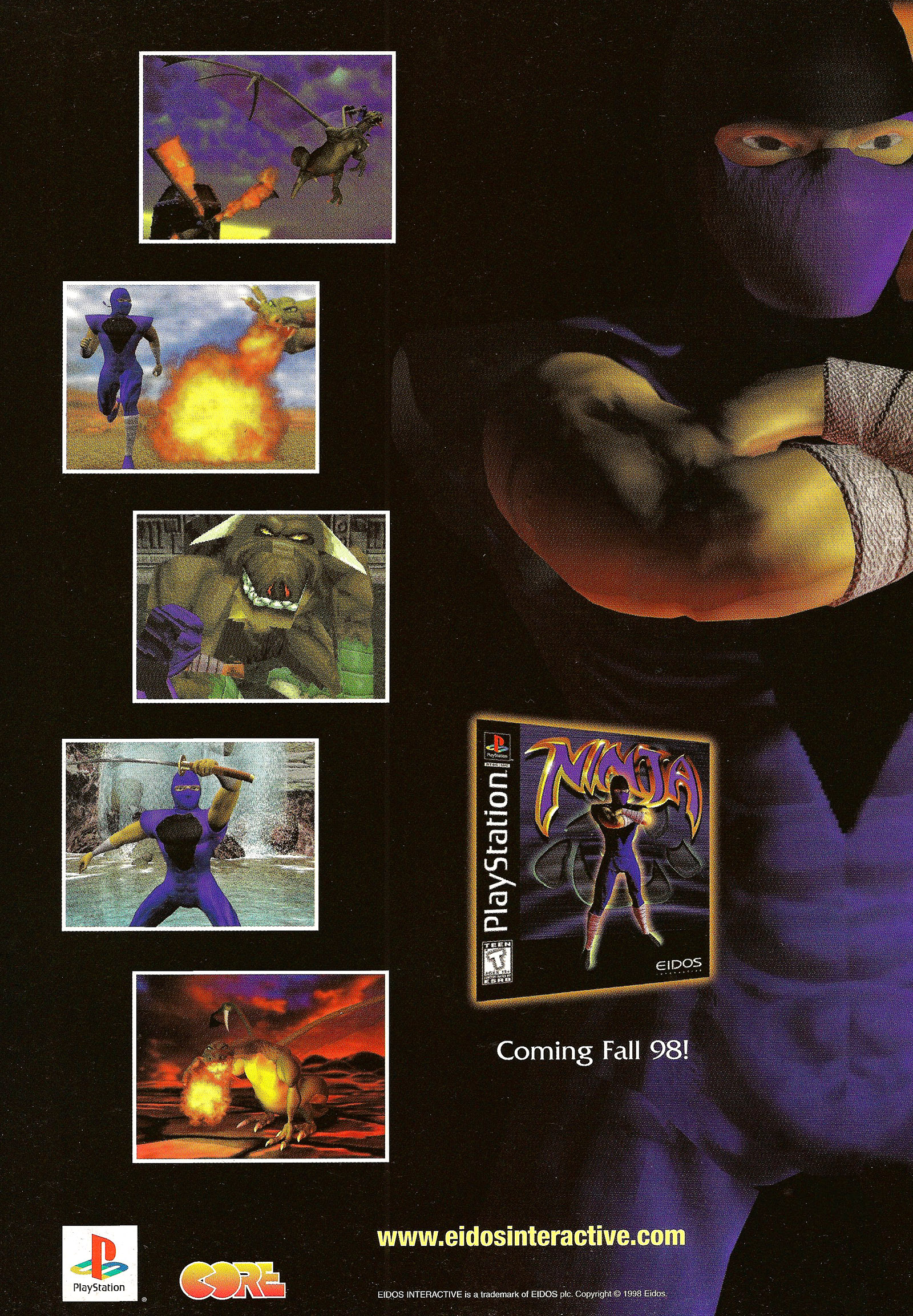 Ninja - Shadow of Darkness PSX cover