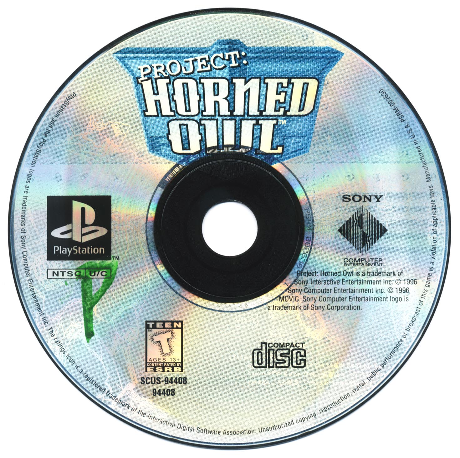 Project Horned Owl PSX cover