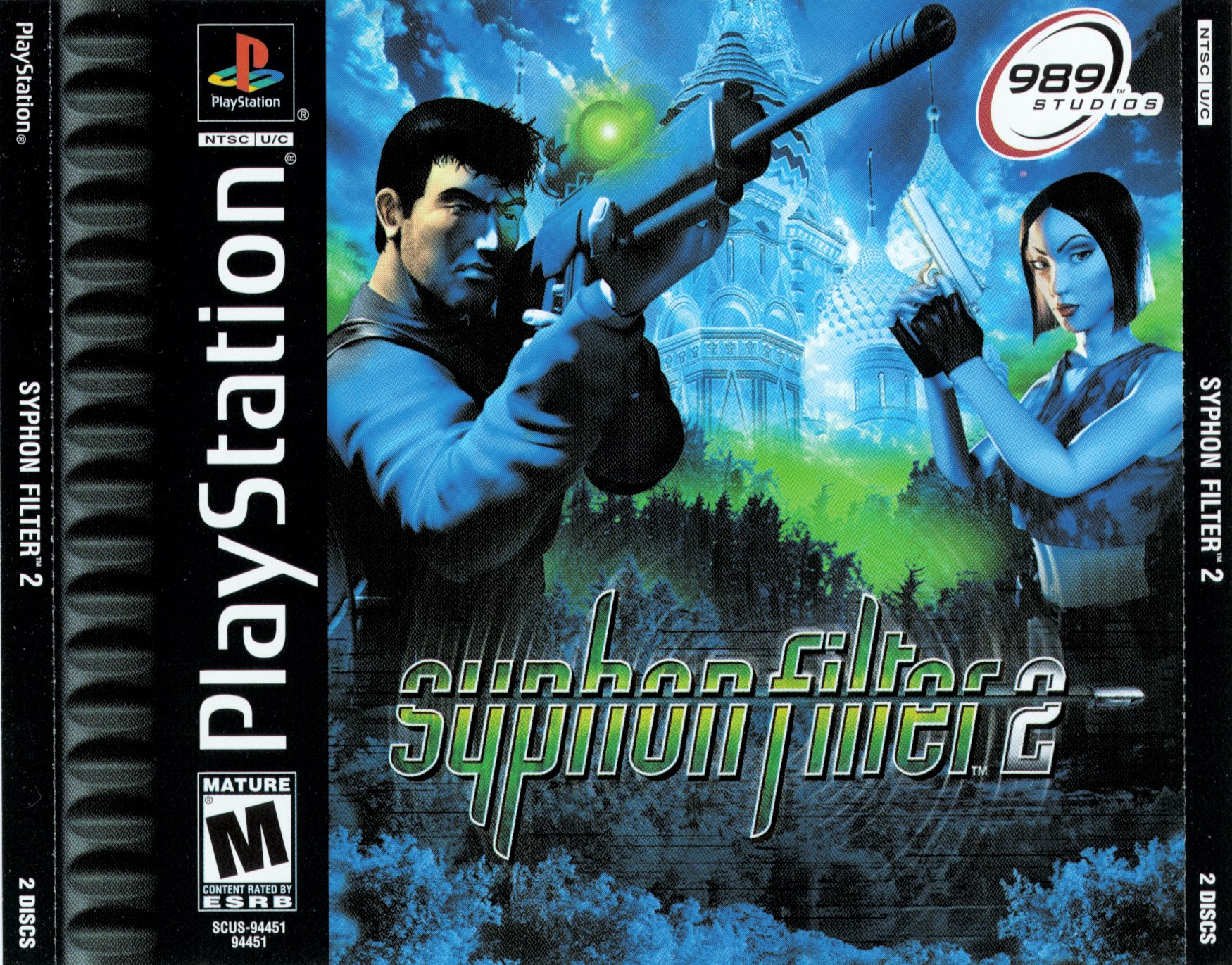  Syphon Filter 2 PSX cover