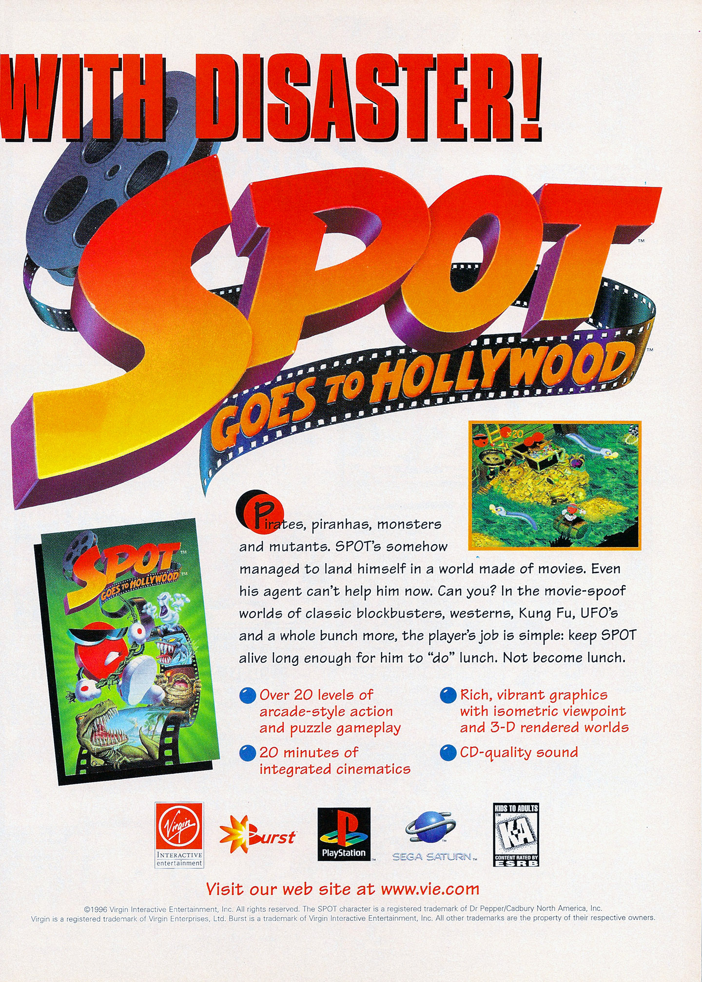 Spot Goes To Hollywood [SLUS-00014] ROM, PSX Game