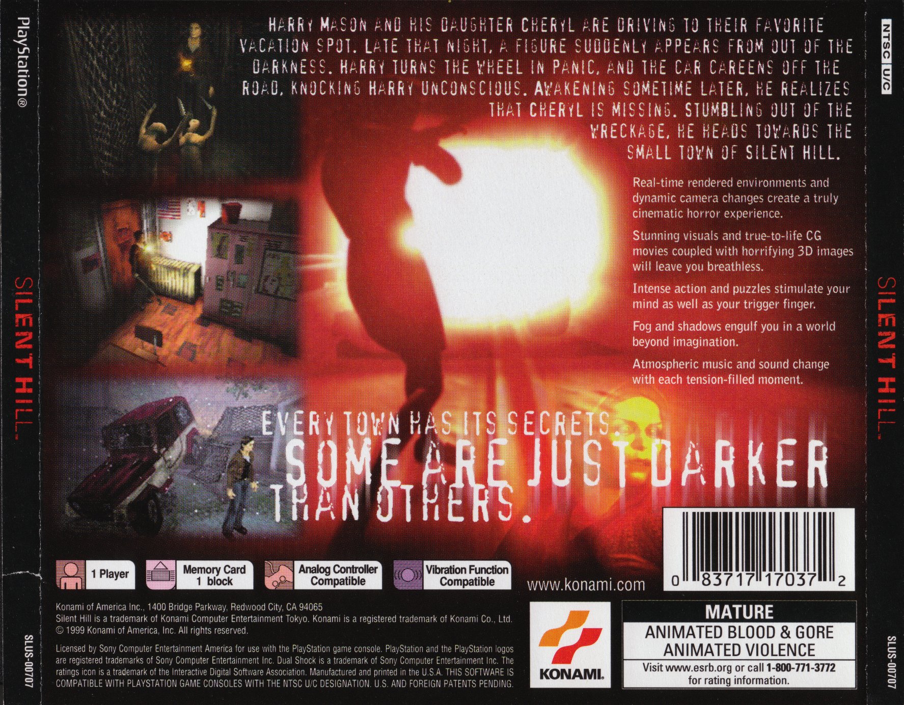 Silent Hill PSX cover