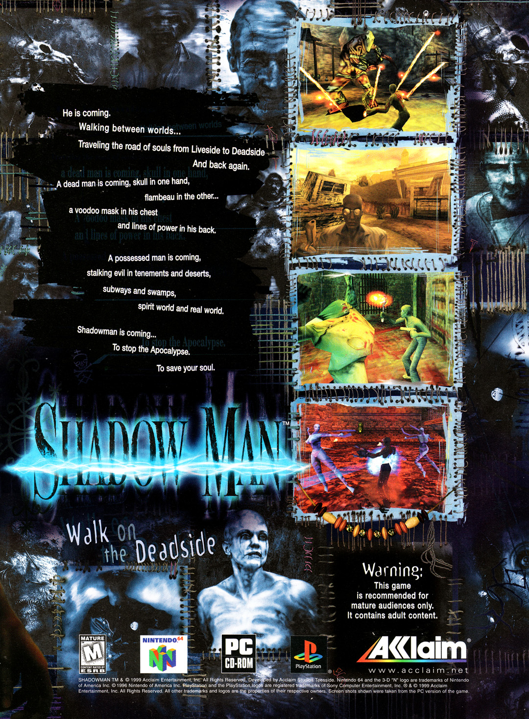 SHADOW MAN (NTSC-U) - USA ADVERT PAGE 2