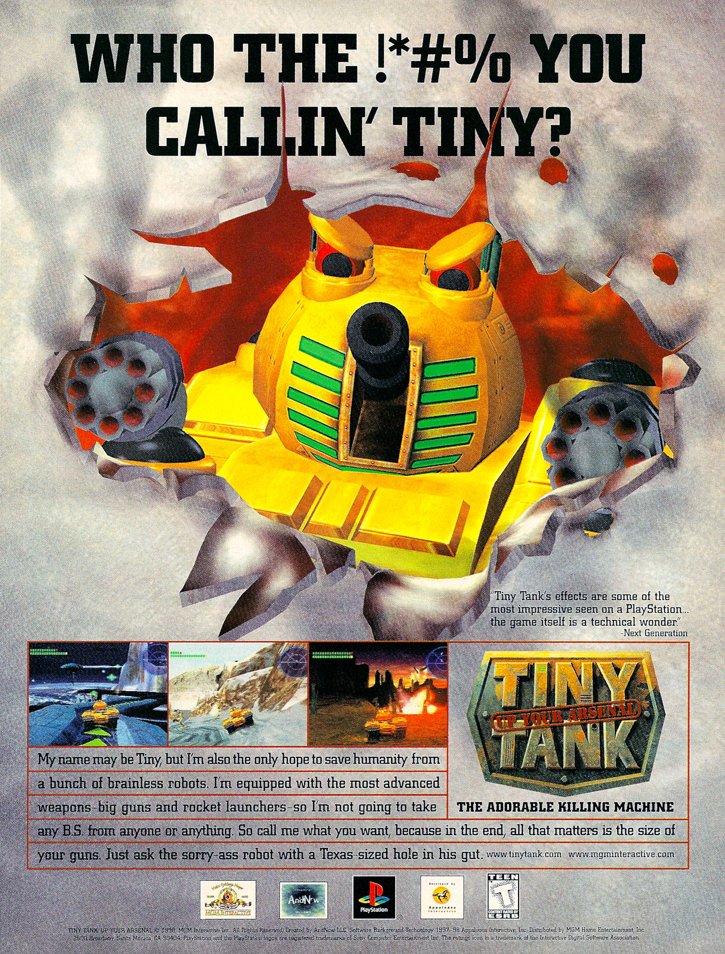 TINY TANK (NTSC-U) - USA ADVERT ALTERNATE