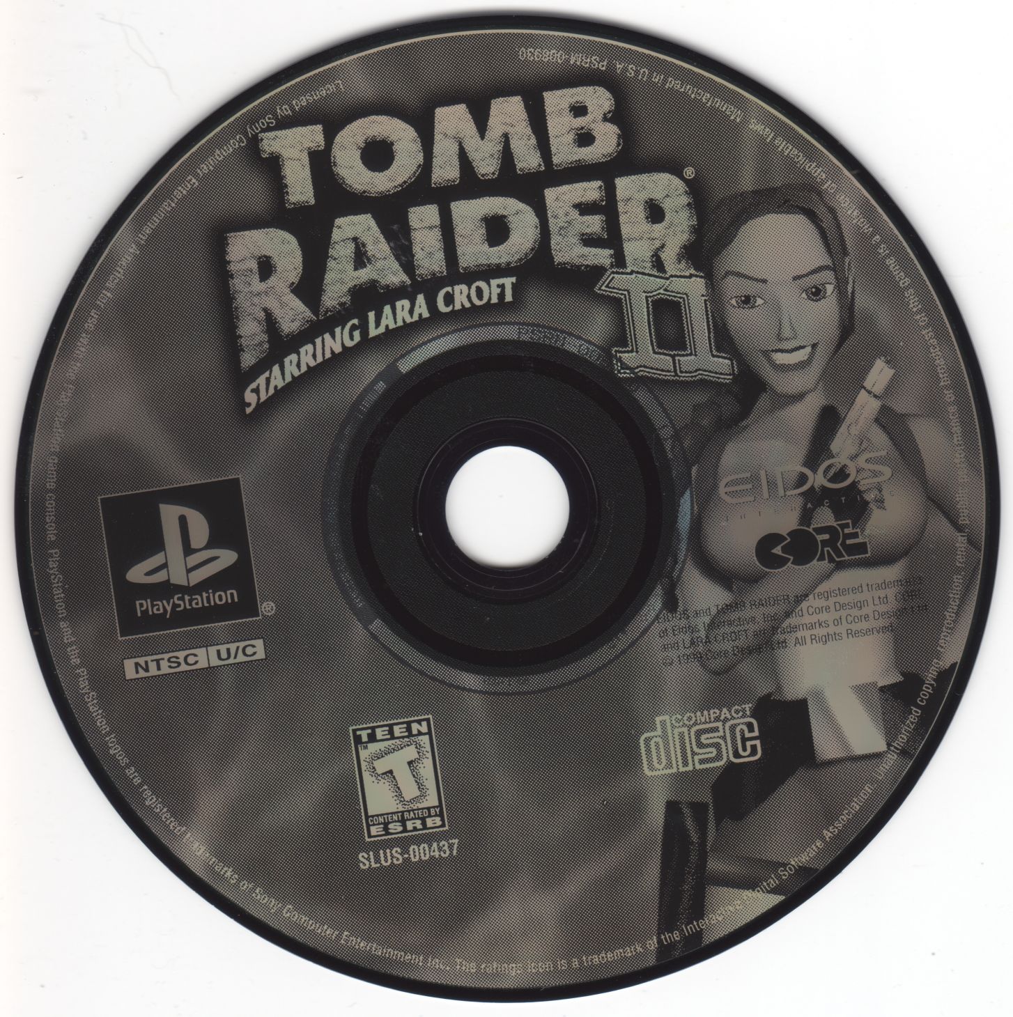 Tomb Raider II PSX cover