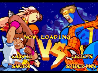 marvel super heroes vs street fighter sakura