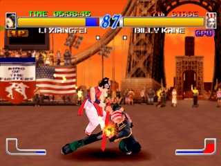 Fatal Fury: Wild Ambition (PlayStation) Arcade as Terry Bogard on Make a GIF