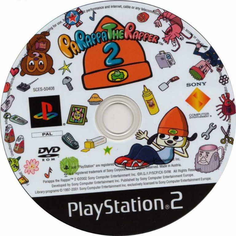 PARAPPA THE RAPPER 2 (PAL) - DISC