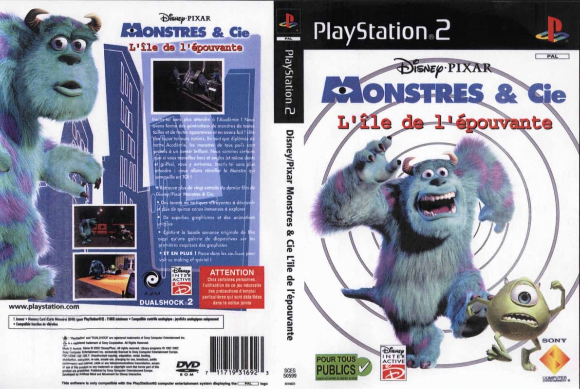 Monstres & Cie : L'Ile de l'Epouvante sur PlayStation 2