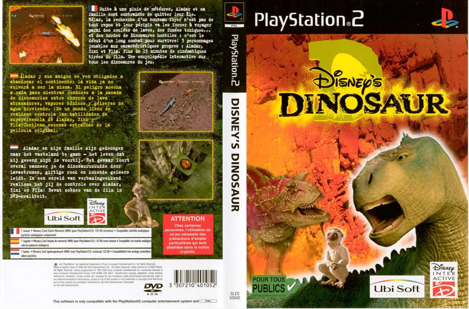 Dinosaur - Jeux PS2