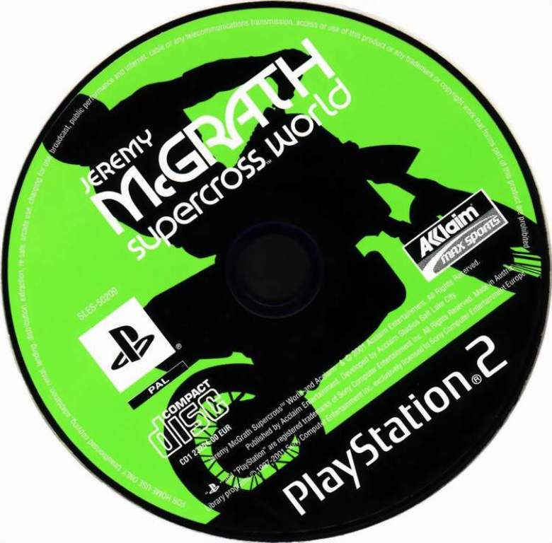 Jeremy McGrath Supercross World PSX cover
