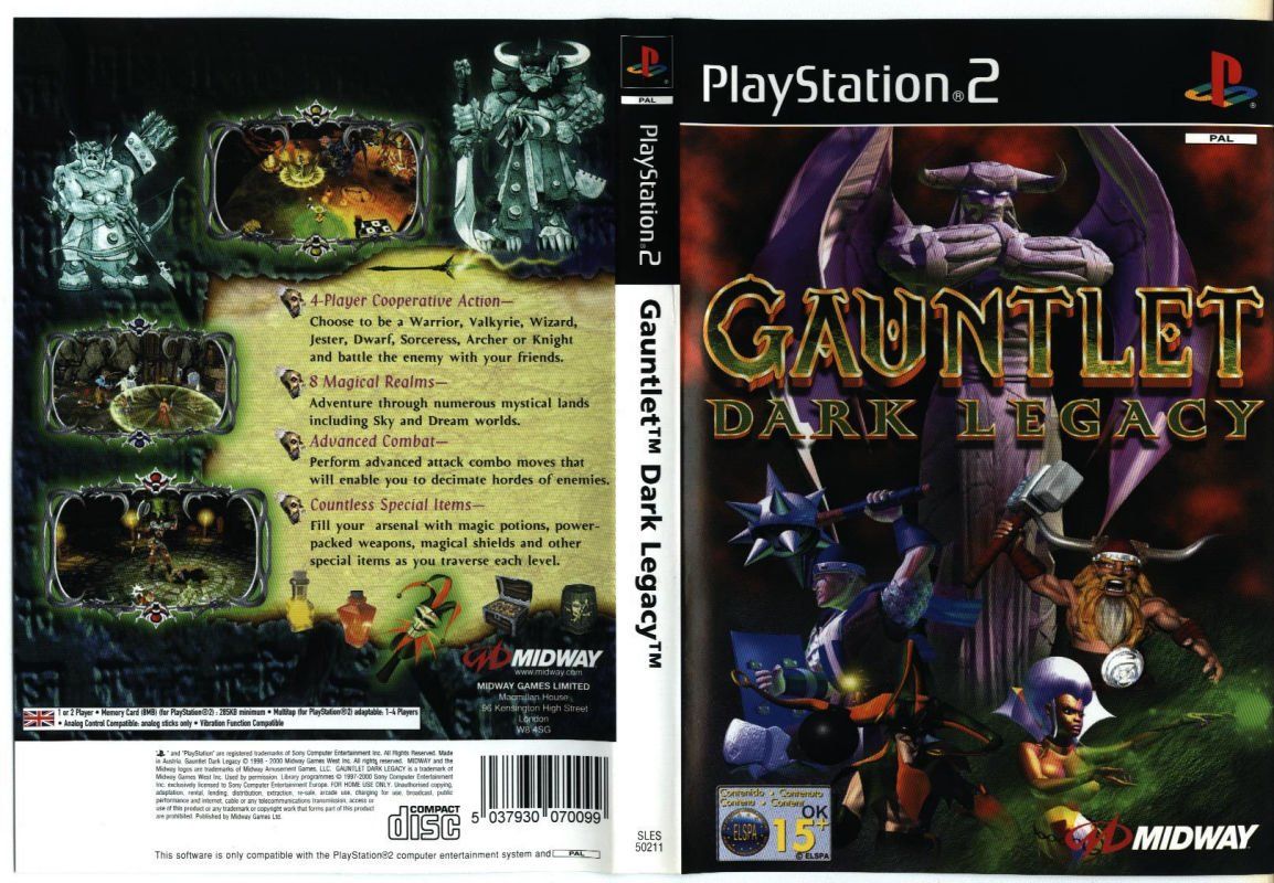 Gauntlet - Dark Legacy PSX cover