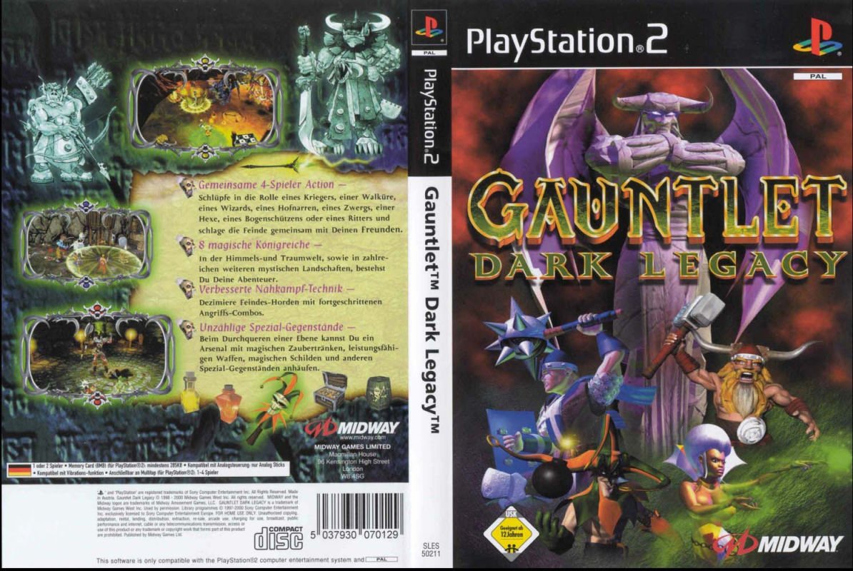 Gauntlet - Dark Legacy PSX cover.