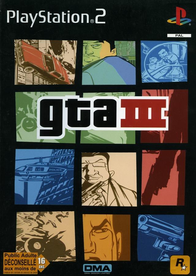 GRAND THEFT AUTO III (PAL) - FRONT