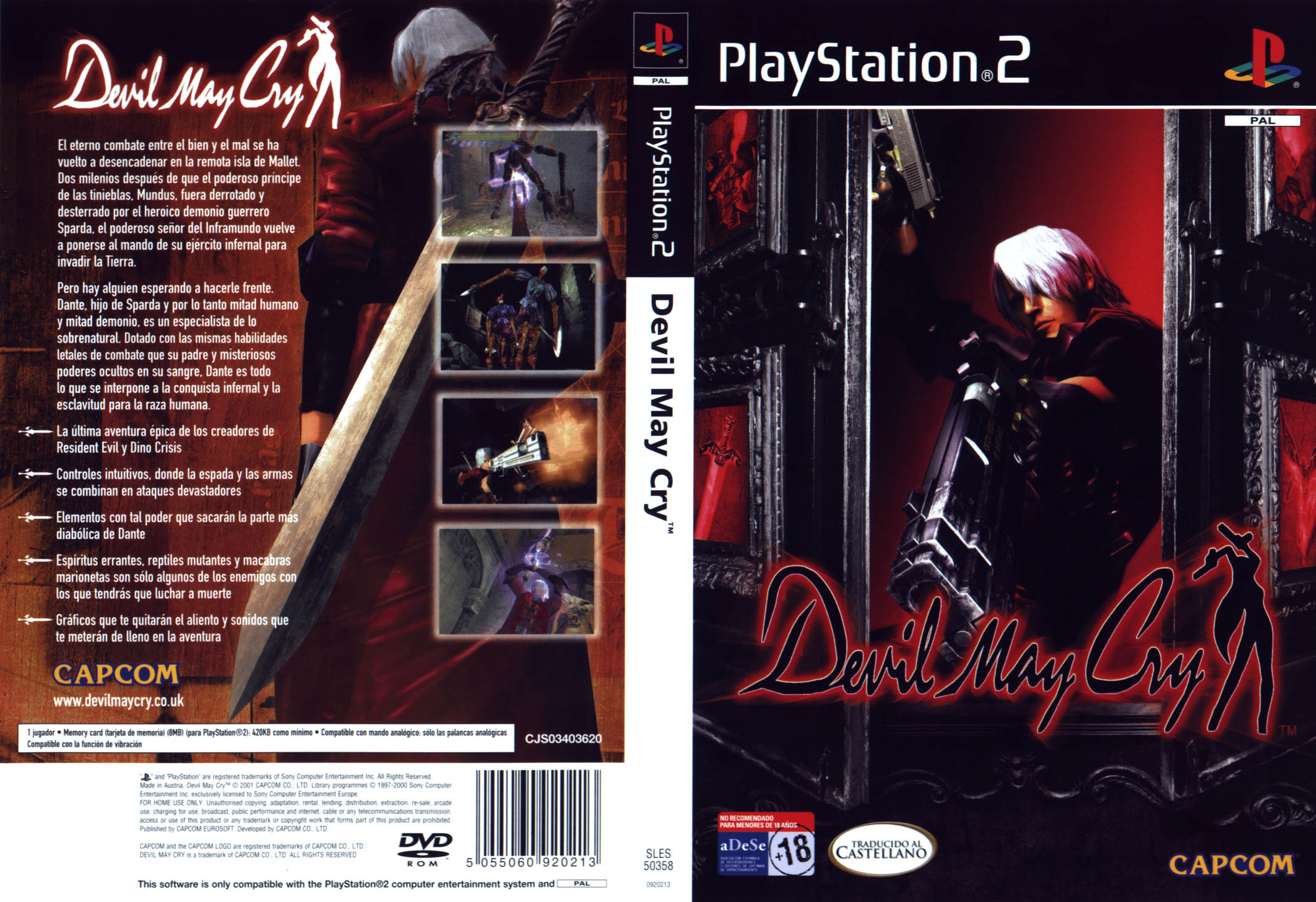 DEVIL MAY CRY - Playstation 2 (PS2) iso download