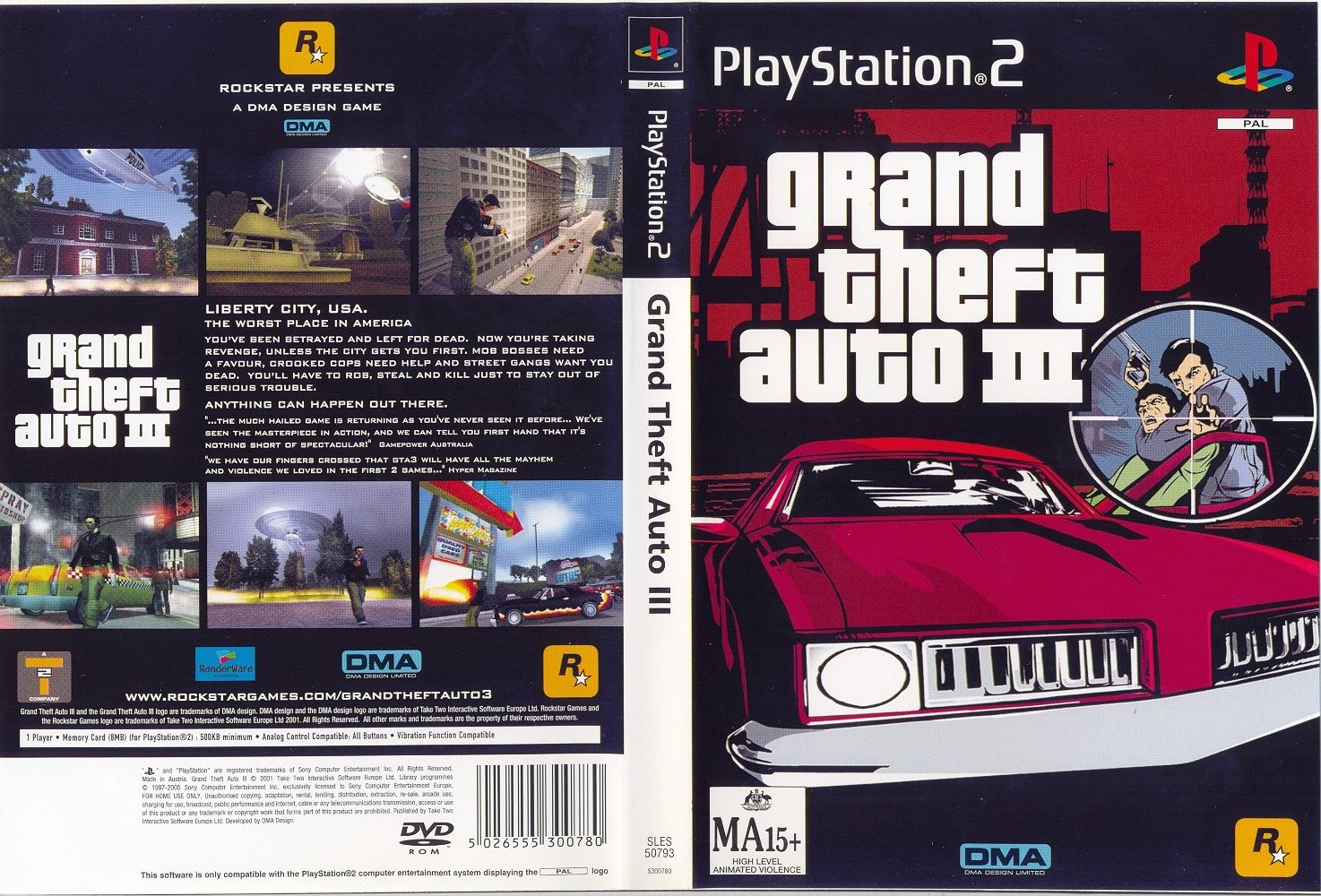 GRAND THEFT AUTO III - (PAL)