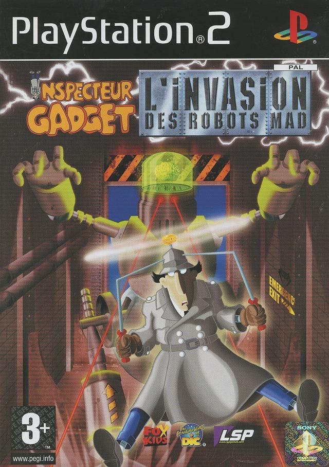 Inspector Gadget Mad - Robots Invasion PS2 cover
