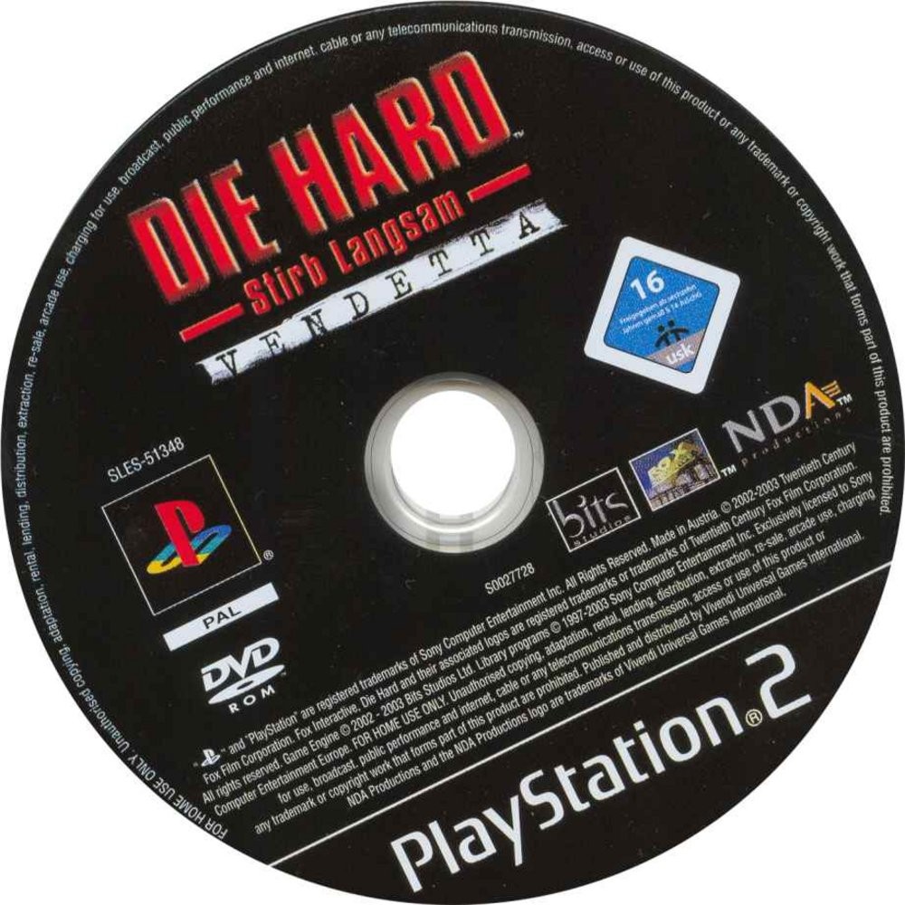 Die Hard - Vendetta PSX cover