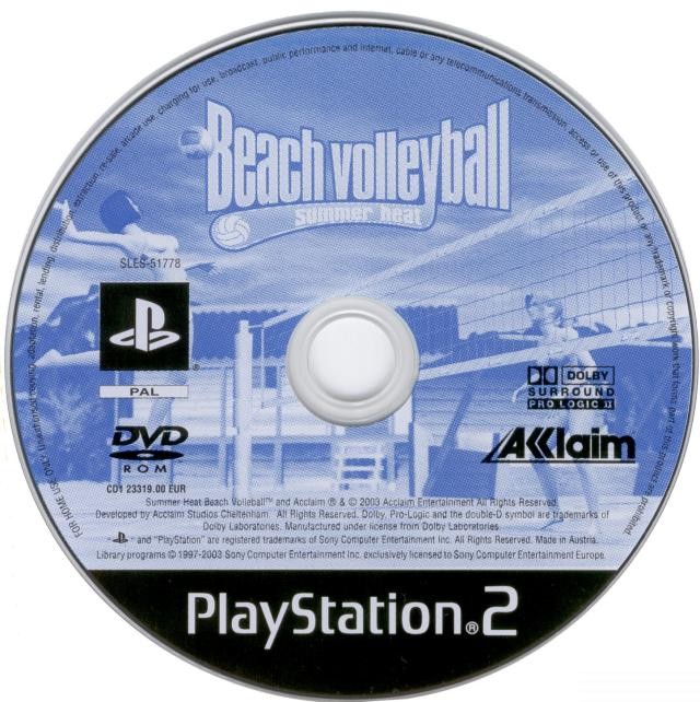 Summer Heat Beach Volleyball PSX cover