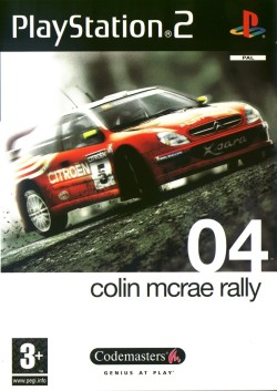 Colin McRae Rally 04 Cover auf PsxDataCenter.com