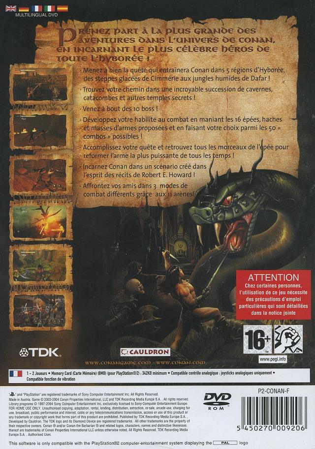 Conan PSX cover