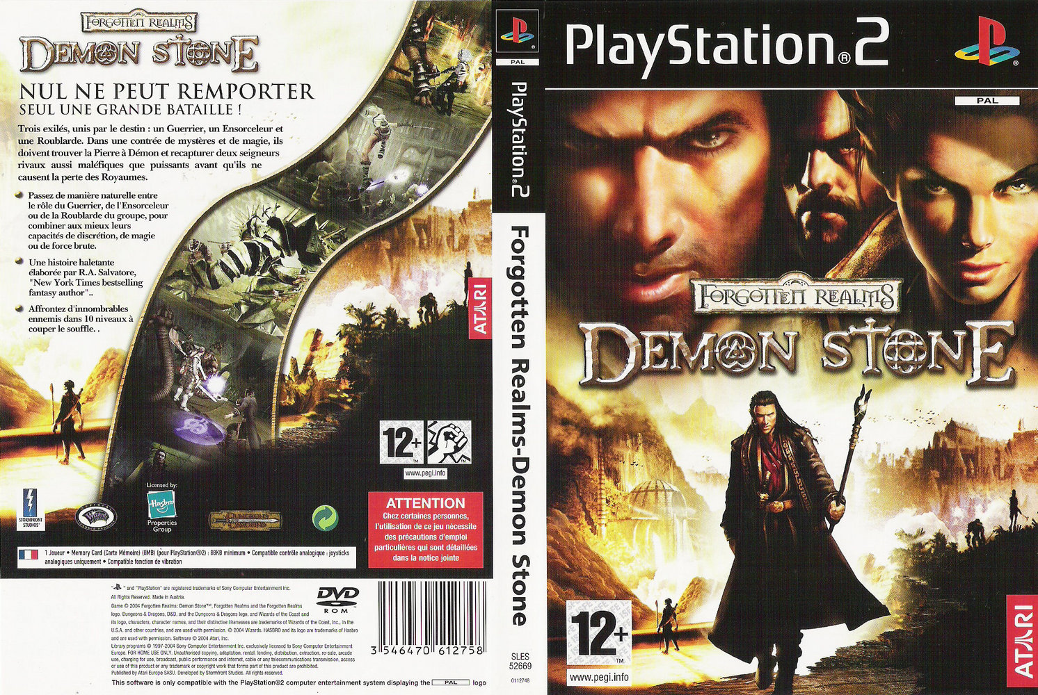 Forgotten Realms - Demon Stone PSX cover