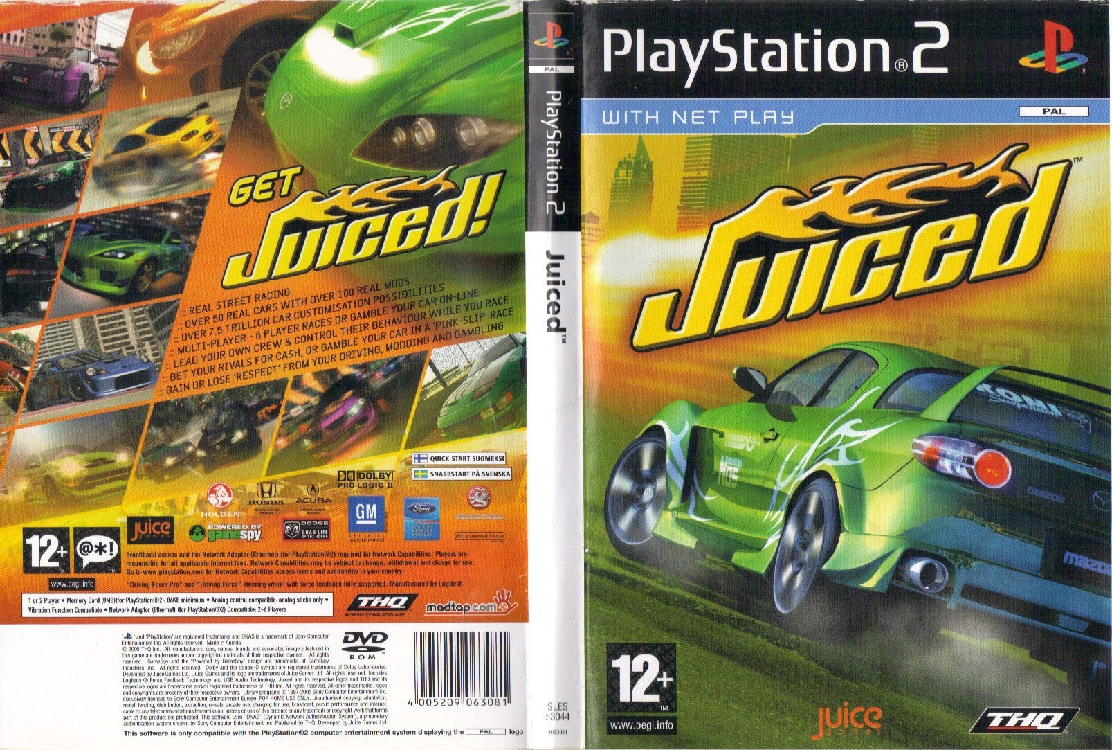 Juiced PS2 cover