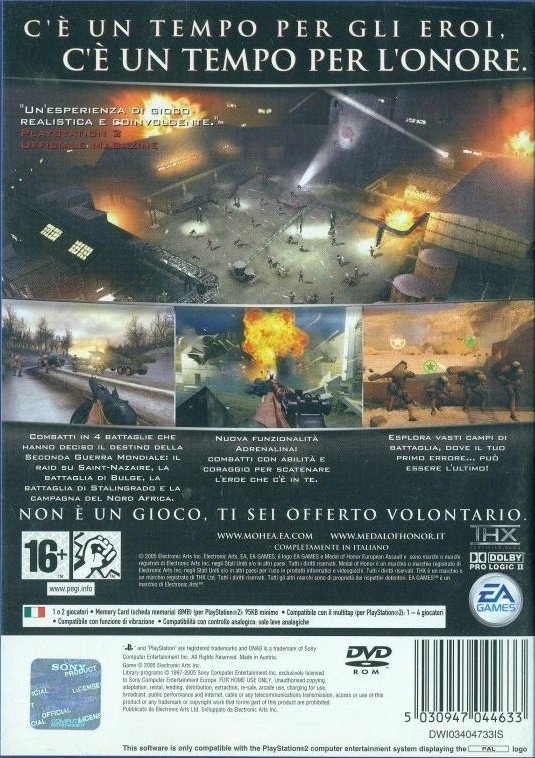 Medal of Honor - European Assault PS2 cover