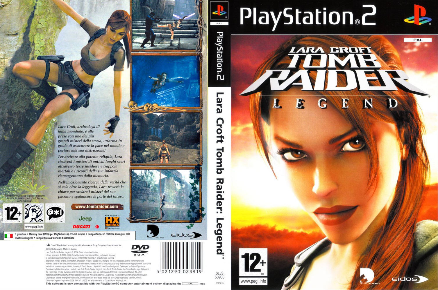 Lara Croft - Tomb Raider - Legend PSX cover