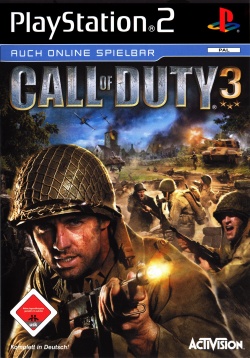 Call of Duty 3 Cover auf PsxDataCenter.com