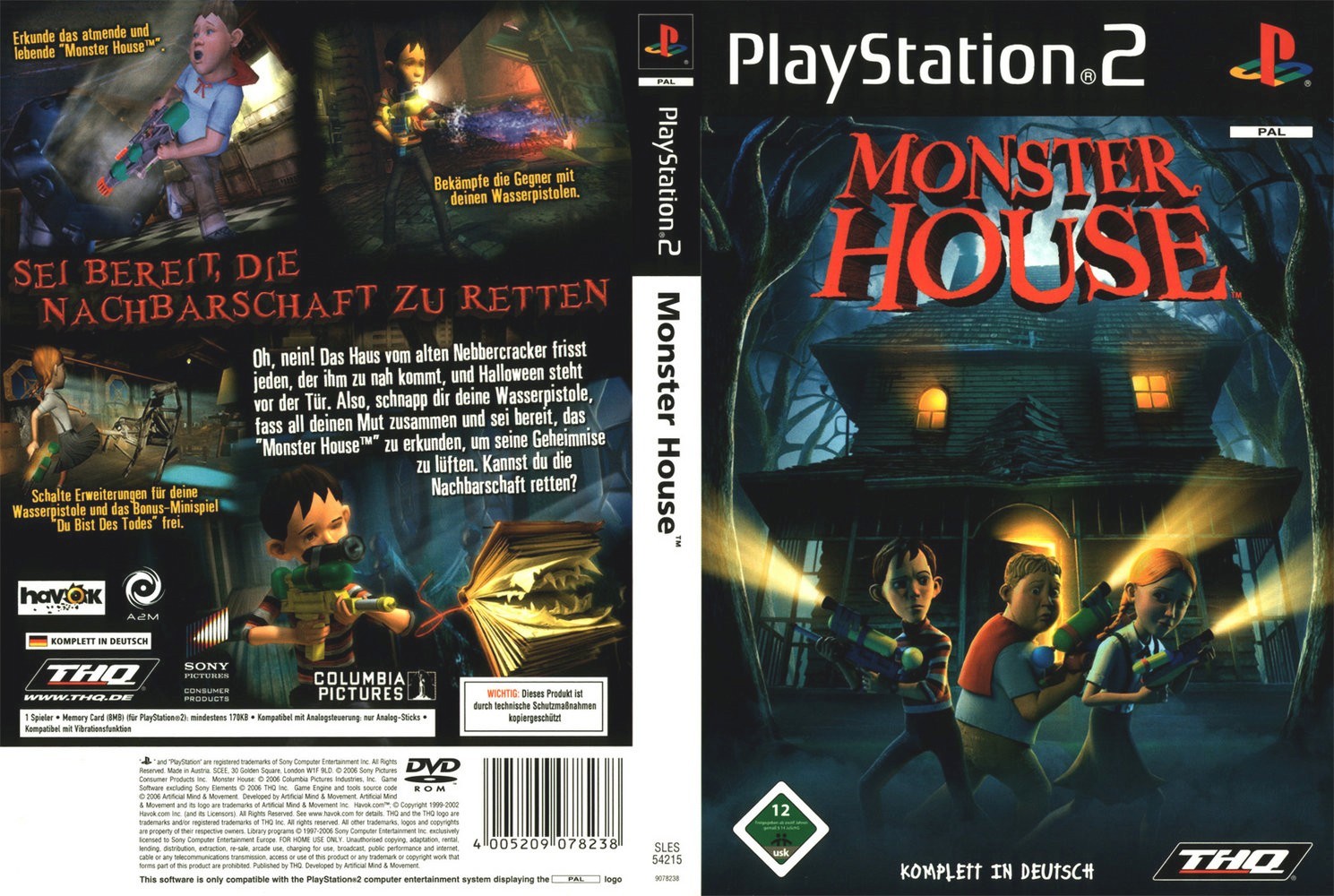 Monster House PSX cover