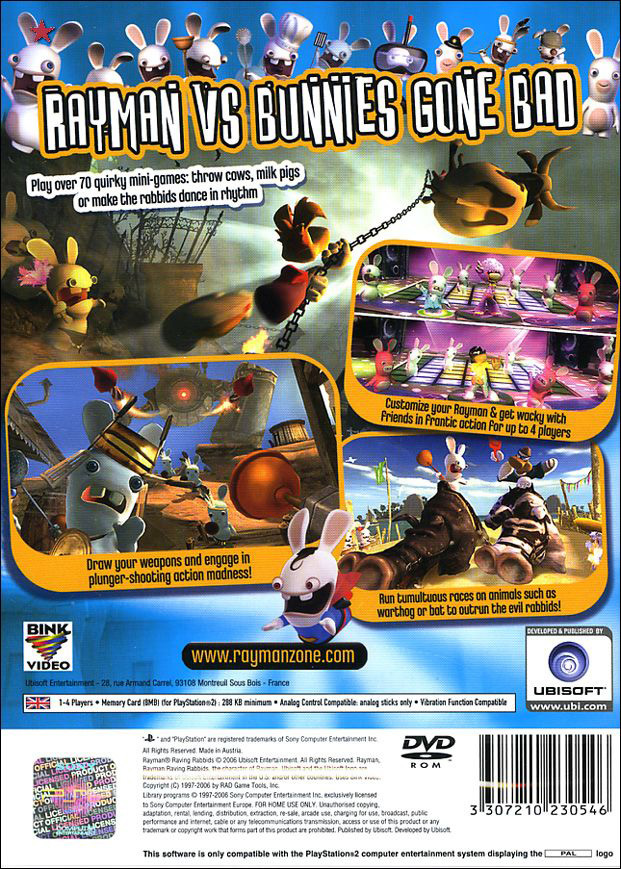 download rayman raving rabbids ps2