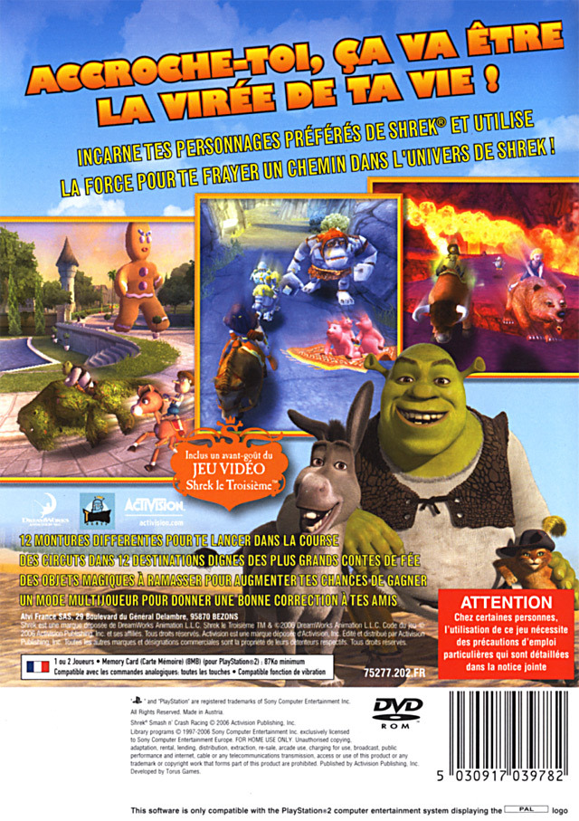 Shrek Smash N' Crash Racing - Playstation 2 – Retro Raven Games