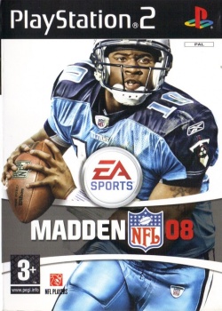Madden NFL 08 Cover auf PsxDataCenter.com