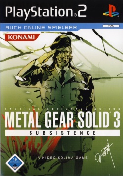 Metal Gear Solid 3 - Subsistence Cover auf PsxDataCenter.com