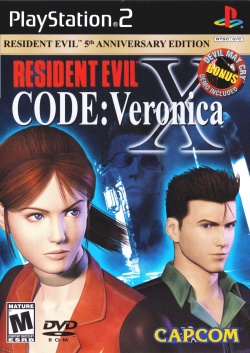 Resident Evil Code Veronica X Playstation 2 PS2 Manual, No Bonus DVD