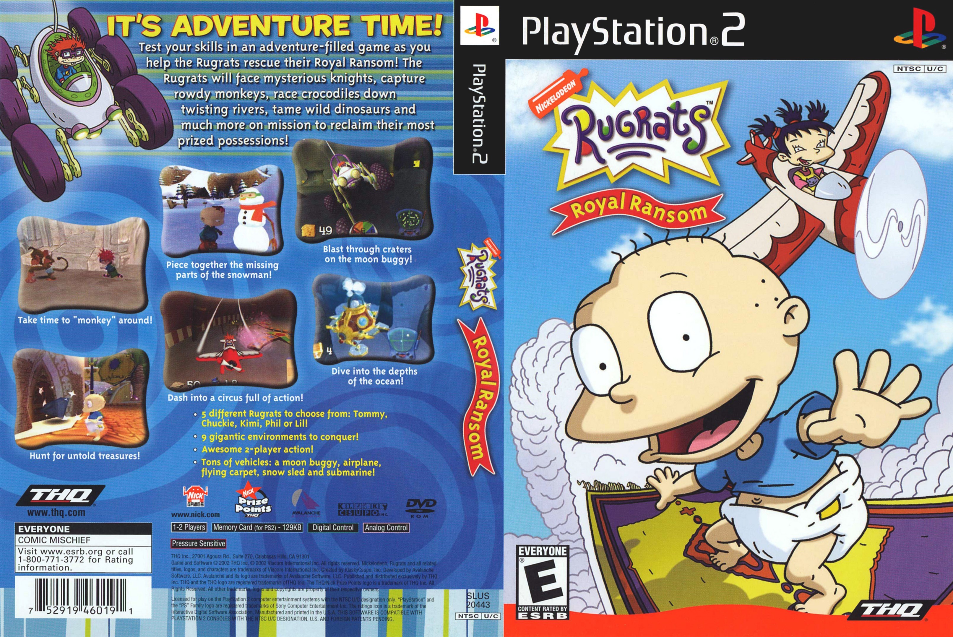 Rugrats Royal Ransom Psx Cover 9886