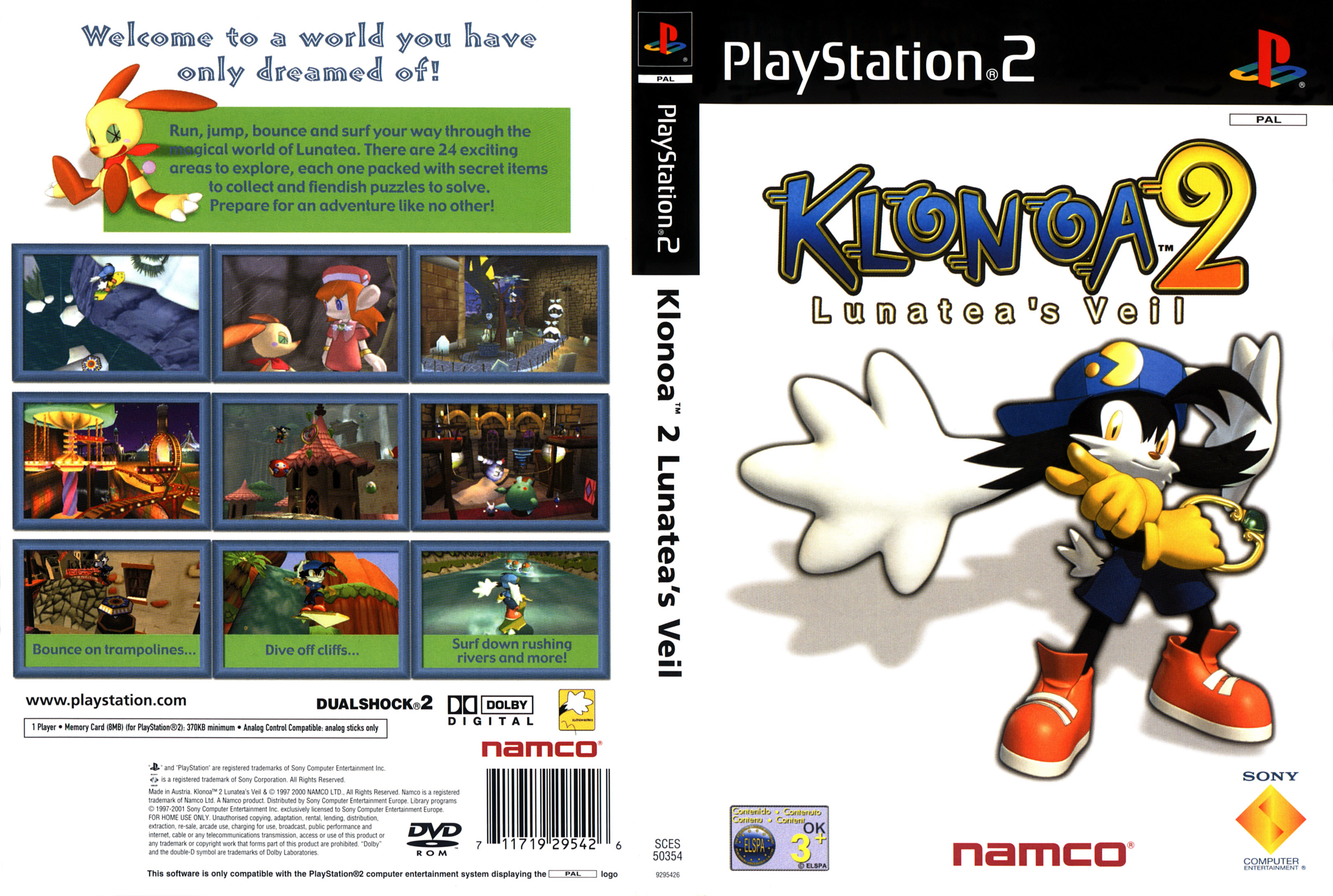 klonoa 2 ps2 cover