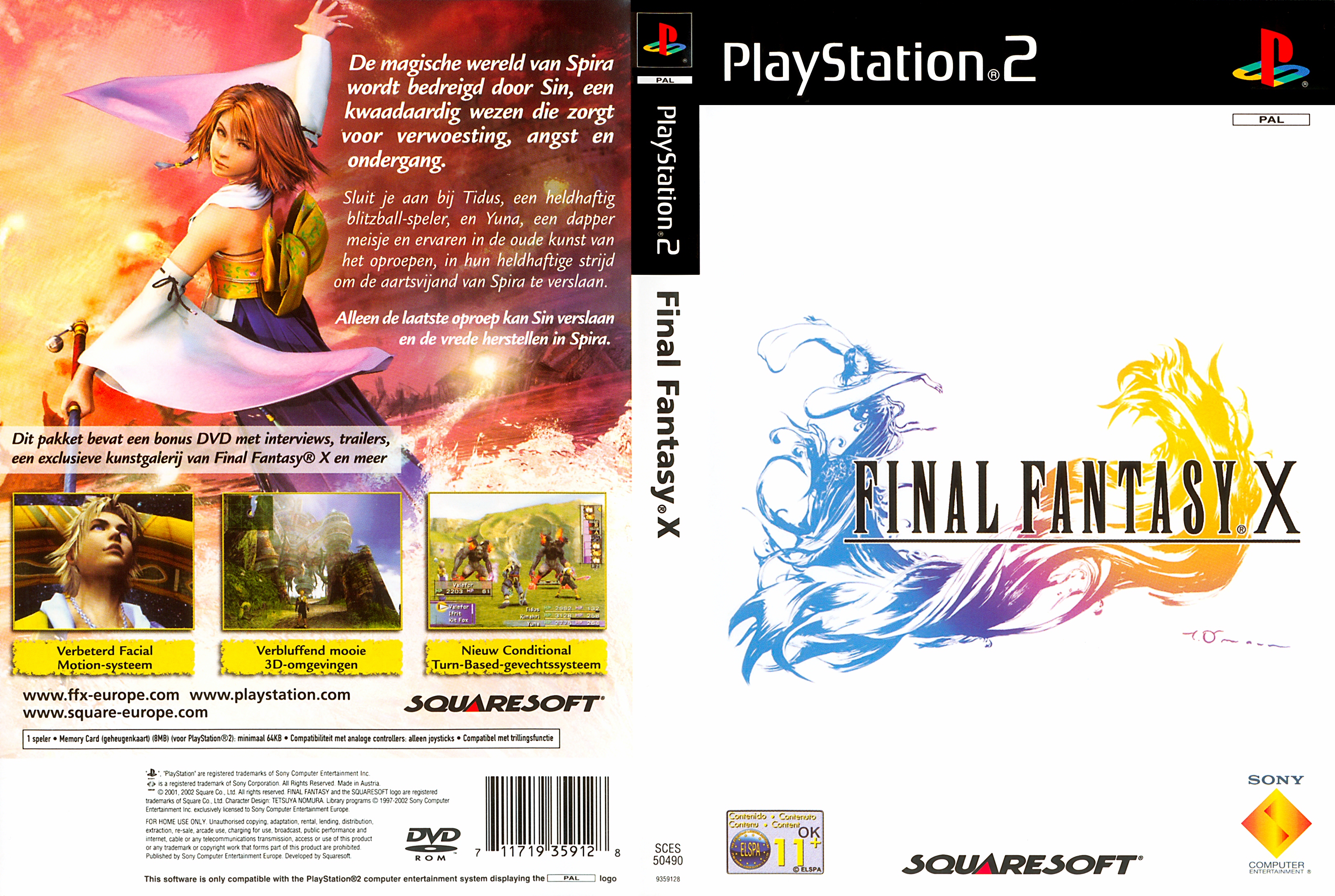 Final Fantasy X Pal Front