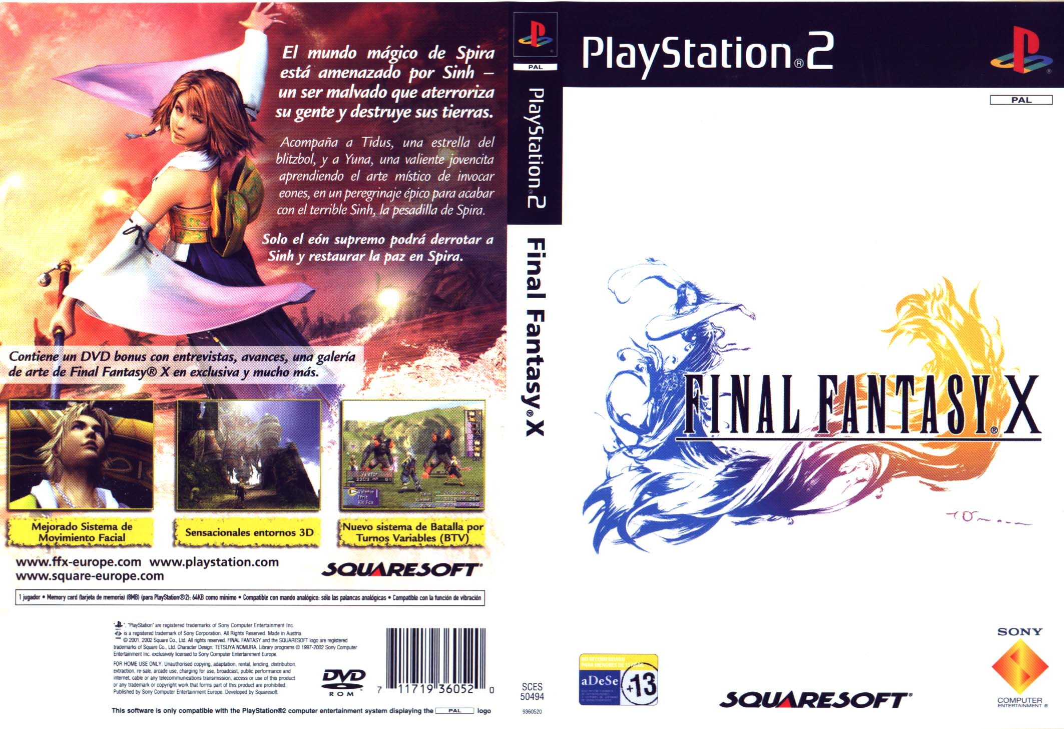 Final Fantasy X ROM Download - Sony PlayStation 2(PS2)