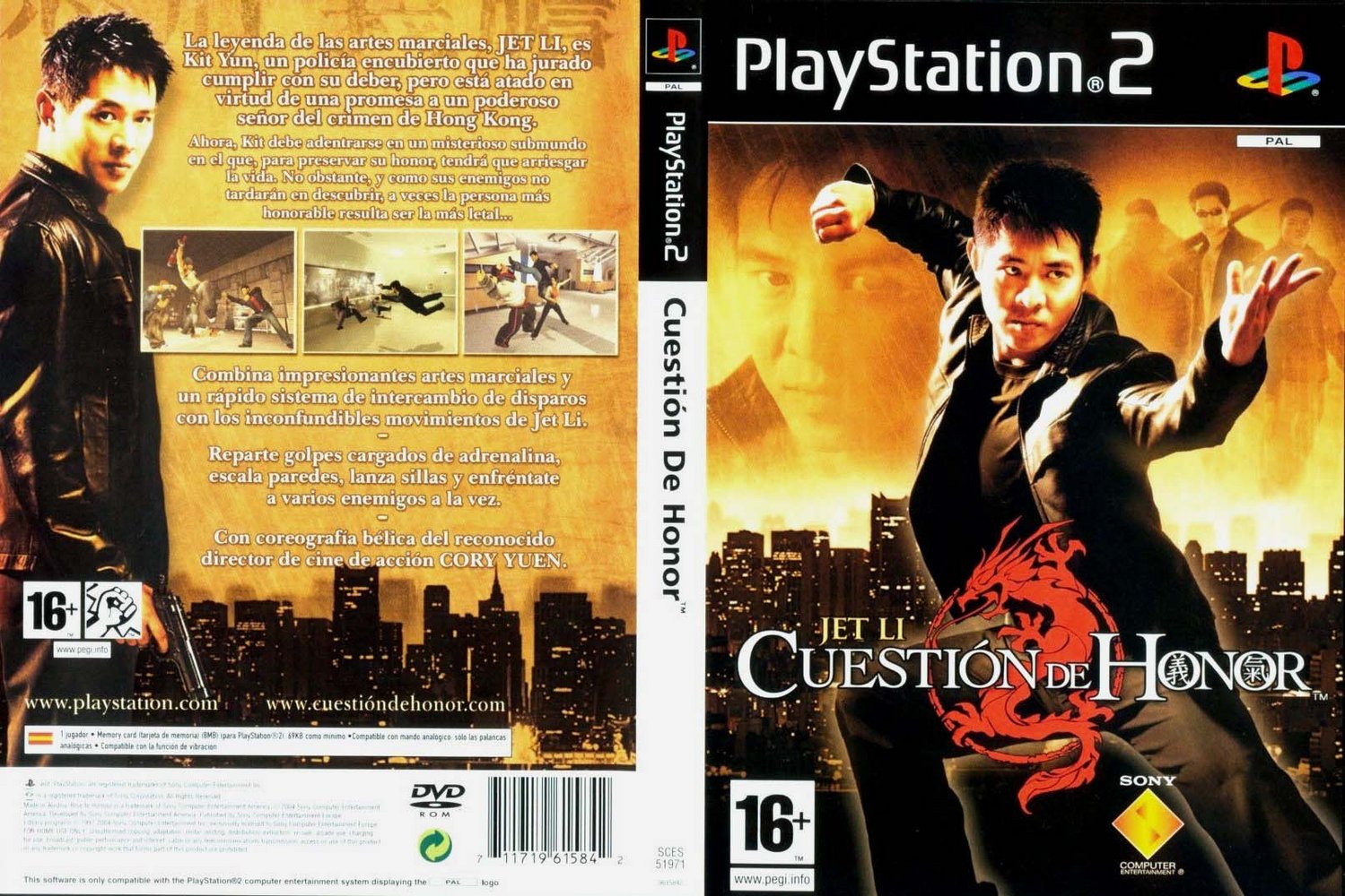 jet li rise to honor ps2